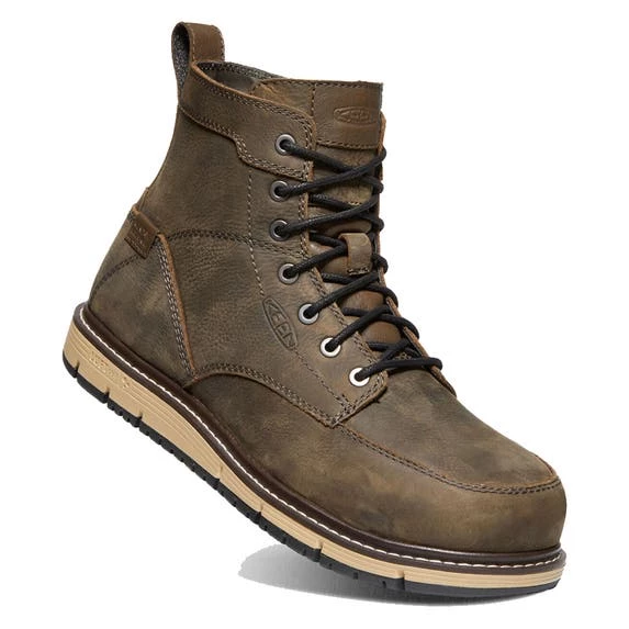 Keen Footwear Keen Men's San Jose 6" Aluminum Toe Brown Waterproof Boots 1022106 2 Keen Footwear Keen Men's San Jose 6" Aluminum Toe Brown Waterproof Boots 1022106 - Image 2
