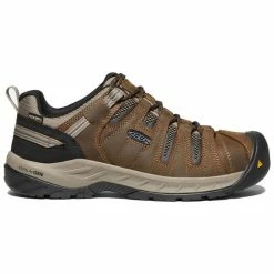 Keen Footwear Keen Men's Flint II Steel Toe Brown Waterproof Shoes 1023236