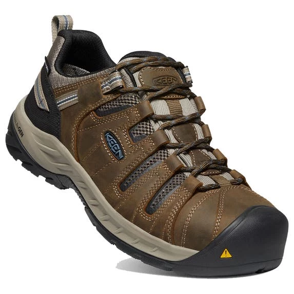 Keen Footwear Keen Men's Flint II Steel Toe Brown Waterproof Shoes 1023236 2 Keen Footwear Keen Men's Flint II Steel Toe Brown Waterproof Shoes 1023236 - Image 2