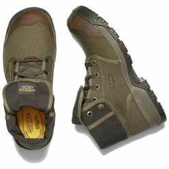 Keen Footwear Keen Men's Roswell Mid 8" Carbon Fiber Toe Military Olive/Black Olive Utility Boots 1026364 7 Keen Footwear Keen Men's Roswell Mid 8" Carbon Fiber Toe Military Olive/Black Olive Utility Boots 1026364 -Confined Space Equipment Shop 1026364 4