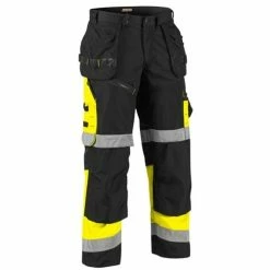 Blaklader Workwear Blaklader X1600 Hi-Vis ANSI Type R Kneepad Work Pants Nail Pockets 160918609933