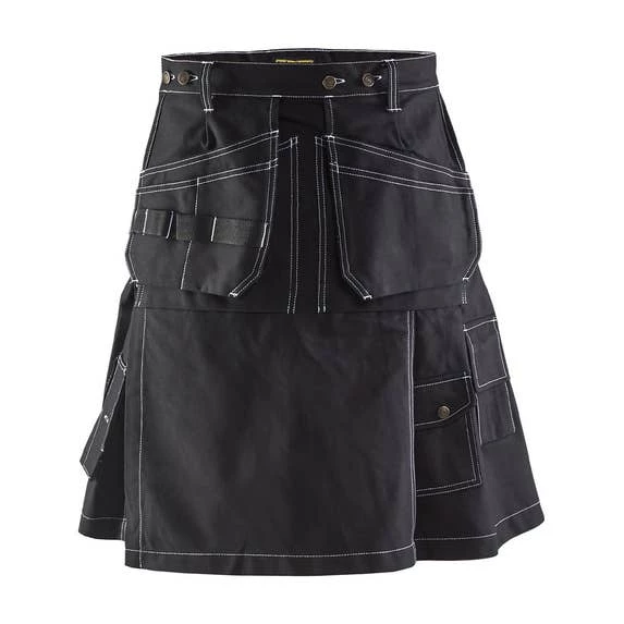Blaklader Workwear Blaklader Black Gaslow Work Utility Kilt With Nail Pockets 162713709900 1 Blaklader Workwear Blaklader Black Gaslow Work Utility Kilt With Nail Pockets 162713709900