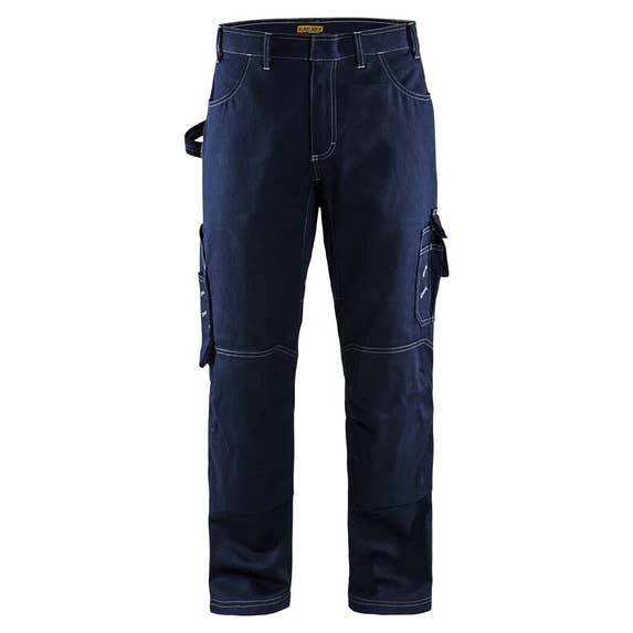 Blaklader Workwear Blaklader Navy Blue FR Pants Without Utility Pockets 167615508900 1 Blaklader Workwear Blaklader Navy Blue FR Pants Without Utility Pockets 167615508900