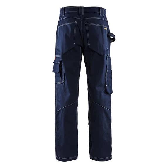 Blaklader Workwear Blaklader Navy Blue FR Pants Without Utility Pockets 167615508900 2 Blaklader Workwear Blaklader Navy Blue FR Pants Without Utility Pockets 167615508900 - Image 2