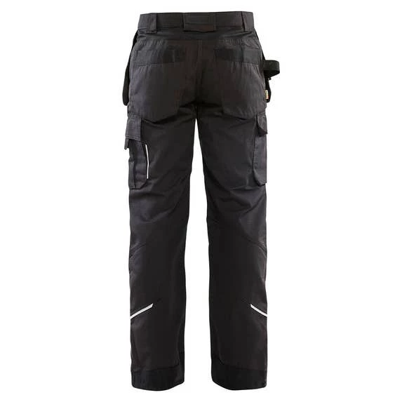 Blaklader Workwear Blaklader Black RipStop Pants With Nail Pockets 169113309900 2 Blaklader Workwear Blaklader Black RipStop Pants With Nail Pockets 169113309900 - Image 2