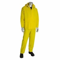 PIP Falcon Base 35 Jacket & Bibs 3-Piece Yellow Rainsuit .35MM PIP201-350