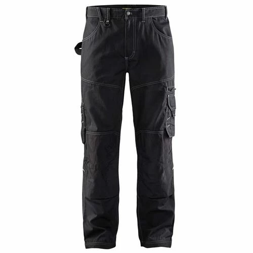 Blaklader Workwear Blaklader RipStop Black Kneepad Work Pants 169013309900 1 Blaklader Workwear Blaklader RipStop Black Kneepad Work Pants 169013309900