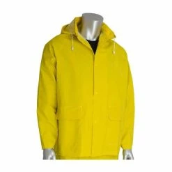 PIP Falcon Base 35 Jacket & Bibs 3-Piece Yellow Rainsuit .35MM PIP201-350 -Confined Space Equipment Shop 201 350 2