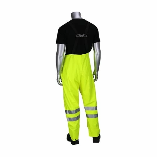 PIP Safety / West Chester PIP VizAR ARC / FR ANSI Type R Class E Heavy Duty Waterproof Breathable Bib 355-2501AR 4 XL PIP355-2501AR-LY 4 PIP Safety / West Chester PIP VizAR ARC / FR ANSI Type R Class E Heavy Duty Waterproof Breathable Bib 355-2501AR 4 XL PIP355-2501AR-LY - Image 4