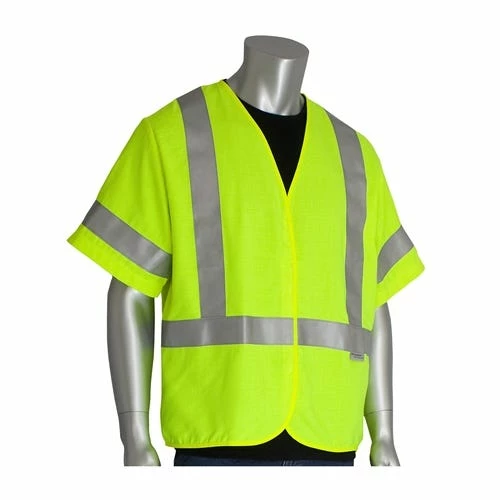 PIP ANSI Type R Class 3 (AR) Arc Rated (FR) Flame Resistant Solid Vest PIP305-3000 5 PIP ANSI Type R Class 3 (AR) Arc Rated (FR) Flame Resistant Solid Vest PIP305-3000 - Image 5