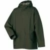 Helly Hansen Mandal Jacket Army Green PVC Coated Polyester Waterproof - 70129-480-OPT