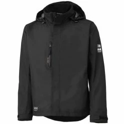 Helly Hansen Manchester Shell Jacket Black Waterproof - 71043-990-OPT