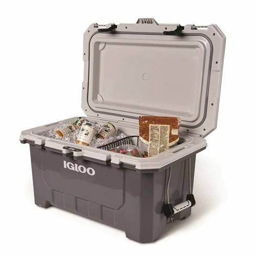 Igloo Coolers Igloo IMX 70 Quart Cooler Rotomold Ultra Gray 00050293 3 Igloo Coolers Igloo IMX 70 Quart Cooler Rotomold Ultra Gray 00050293 - Image 3