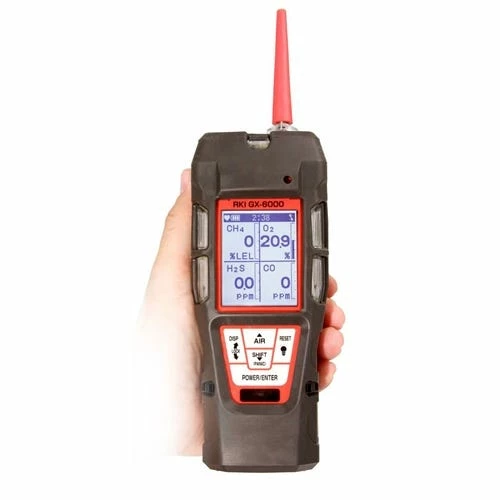 RKI Instruments INC RKI Instruments GX-6000 For LEL / O2 / H2S / CO W/ Li-Ion Battery Pack & 115 VAC Charger 72-6AXX-C 3 RKI Instruments INC RKI Instruments GX-6000 For LEL / O2 / H2S / CO W/ Li-Ion Battery Pack & 115 VAC Charger 72-6AXX-C - Image 3