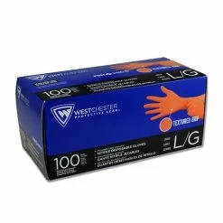 PIP Safety / West Chester PIP Safety West Chester PosiShield 7 Mil Industrial Grade Disposable Nitrile Gloves W/ Textured Grip - Box Of 100 (Orange) PIP2940 -Confined Space Equipment Shop 23191 3 bcyopql1kcjkltpk