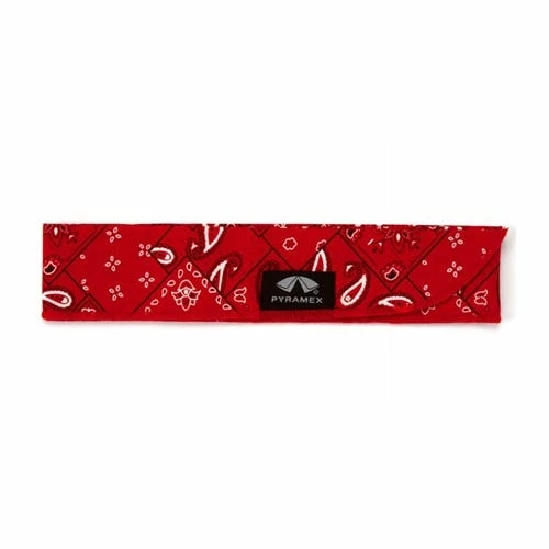 Pyramex Safety Pyramex Cooling Beaded Bandana - Red Paisley CNB12PKR 2 Pyramex Safety Pyramex Cooling Beaded Bandana - Red Paisley CNB12PKR - Image 2