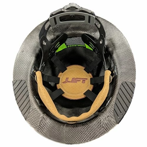 Lift Safety Lift DAX Carbon Fiber Full Brim Hard Hat (Matte Black) HDFM-17KG 2 Lift Safety Lift DAX Carbon Fiber Full Brim Hard Hat (Matte Black) HDFM-17KG - Image 2