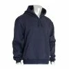 PIP Safety / West Chester PIP AR/FR Fleece Pullover Navy Blue Hooded Sweatshirt 385-FRPH-NV Medium PIP385-FRPH-NV