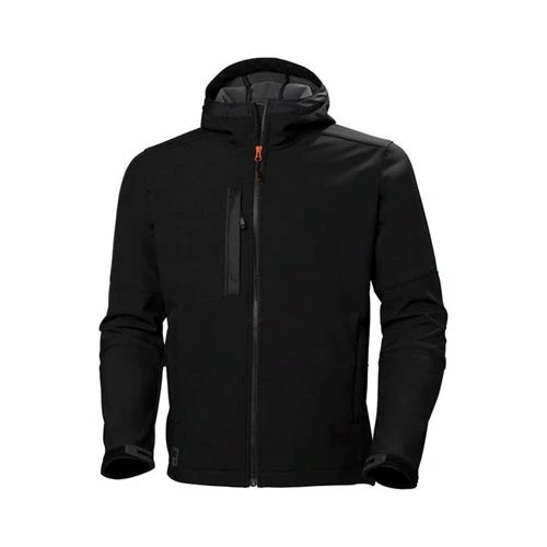Helly Hansen Kensington Hooded Softshell Black Jacket - 74230-990-OPT 1 Helly Hansen Kensington Hooded Softshell Black Jacket - 74230-990-OPT