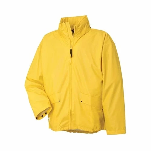 Helly Hansen Voss Waterproof PU Rain Jacket - Yellow 70180-310-OPT 2 Helly Hansen Voss Waterproof PU Rain Jacket - Yellow 70180-310-OPT - Image 2
