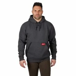 Milwaukee Tools Milwaukee Heavy Duty Pullover Hoodie - Gray 350G -Confined Space Equipment Shop 24338 3 wmfrdw6jkpak9h8x