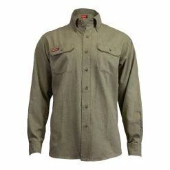 DriFire Men's TecGen FR Tan Work Shirt NSA-TCG011202