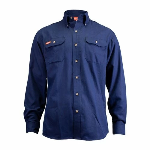 DriFire Men's TecGen FR Navy Blue Work Shirt NSA-TCG011602 2 DriFire Men's TecGen FR Navy Blue Work Shirt NSA-TCG011602 - Image 2