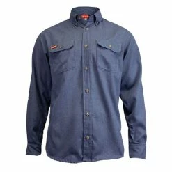 DriFire Men's TecGen FR Light Blue Work Shirt NSA-TCG011902 -Confined Space Equipment Shop 24487 1 uc2lgzaesqyqzt7w