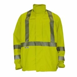 DriFire HydroFlash FR Foul Weather Fluorescent Yellow Jacket NSA-HYDROFLASHJ-Y