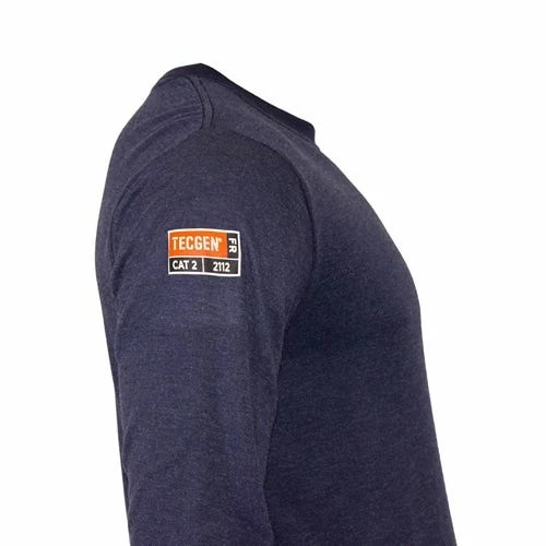 DriFire TecGen FR Navy Blue Long Sleeve T-Shirt NSA-C541NNBLS 4 DriFire TecGen FR Navy Blue Long Sleeve T-Shirt NSA-C541NNBLS - Image 4