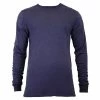DriFire TecGen FR Navy Blue Long Sleeve T-Shirt NSA-C541NNBLS