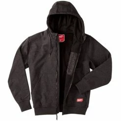 Milwaukee Tools Milwaukee No Days Off Hooded Zip Sweatshirt - Black 311B -Confined Space Equipment Shop 24652 1 52tt3i2rl3rdcupy