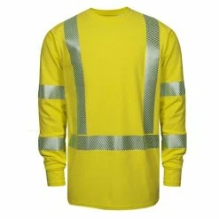 DriFire Performance FR Hi-Vis Long Sleeve T-Shirt NSA-DF2-AX3-265ALS-HY