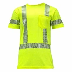 DriFire Vizable FR Hi-Vis Dual Hazard T-Shirt NSA-TEEY2PC3-GR