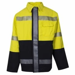 NSA DriFire Vizable FR Hi-Vis Hybrid Extreme Bomber Jacket C34TZMQHC3