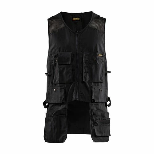 Blaklader Workwear Blaklader Rip-Stop Kangaroo Mesh Vest Cargo Pockets Black 311513309900XXL 1 Blaklader Workwear Blaklader Rip-Stop Kangaroo Mesh Vest Cargo Pockets Black 311513309900XXL