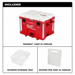 Milwaukee Tools Milwaukee Packout 40QT XL Cooler 48-22-8462 11 Milwaukee Tools Milwaukee Packout 40QT XL Cooler 48-22-8462 -Confined Space Equipment Shop 48 22 8462 6
