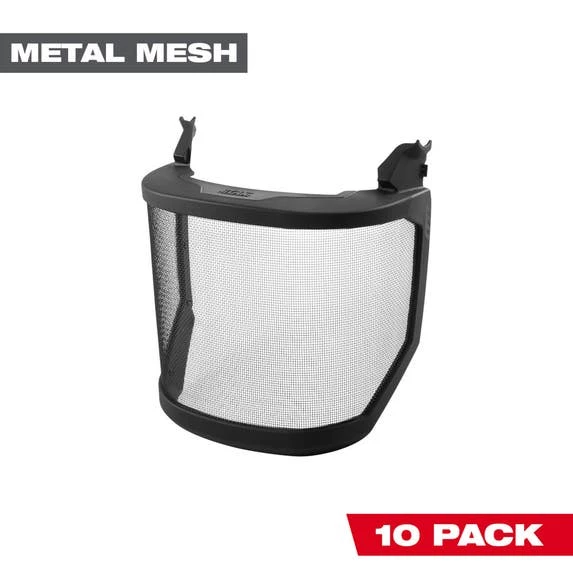 Milwaukee Tools Milwaukee 10pk Mesh Shield Replacement (No-brim Helmet Only Mount) 48-73-1435 1 Milwaukee Tools Milwaukee 10pk Mesh Shield Replacement (No-brim Helmet Only Mount) 48-73-1435
