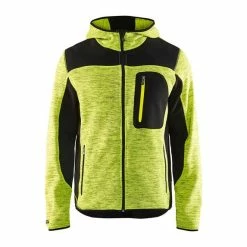 Blaklader Workwear Blaklader Black/Yellow Hi-Vis Knitted Jacket 494021173399