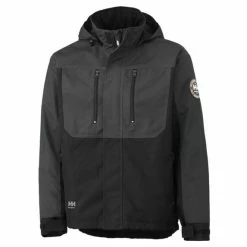 Helly Hansen Berg Black/Dark Grey Insulated Winter Jacket 76201-979
