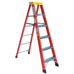 Bauer Ladders Bauer 6' Fiberglass Stepladder Type IA 300 Lb. Rated 30406
