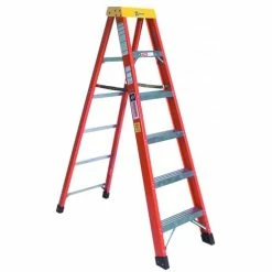 Bauer Ladders Bauer 10' Fiberglass Stepladder Type IA 300 Lb. Rated 30410