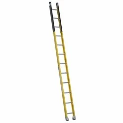 Bauer Ladders Bauer 12' Fiberglass Vault Ladder Type IAA 375 Lb. Rated 33612