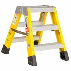Bauer Ladders Bauer 2′ Fiberglass 352 Series 2-Way Stepladder – Type 1A 300 Lb. Rated 35202