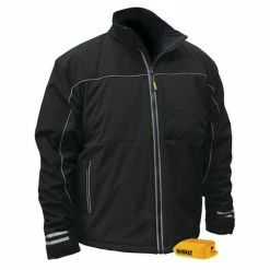 DeWalt Power Tools DeWalt Lightweight Soft-Shell Heated Black Jacket W/o Battery DCHJ072B