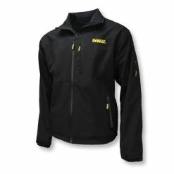 DeWalt Power Tools DeWalt Heated Gear Black Structured Soft Shell Jacket W/o Battery DCHJ090BB
