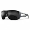 LIFT Safety Matte Black Frame - Smoke Lens Bold Safety Glasses EBD-14MKST