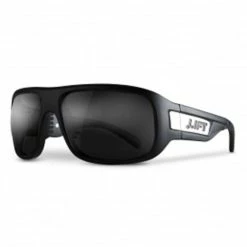 LIFT Safety Matte Black Frame - Smoke Lens Bold Safety Glasses EBD-14MKST