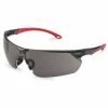 Brass Knuckle Protection Brass Knuckle Smoke Lens N-FOG Flex Glasses With Red Frame BKFLEX-4040SN