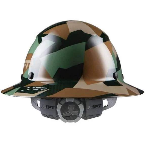 Lift Safety Lift DAX Carbon Fiber Full Brim Hard Hat (Jungle Camo) HDC-20CJ 3 Lift Safety Lift DAX Carbon Fiber Full Brim Hard Hat (Jungle Camo) HDC-20CJ - Image 3